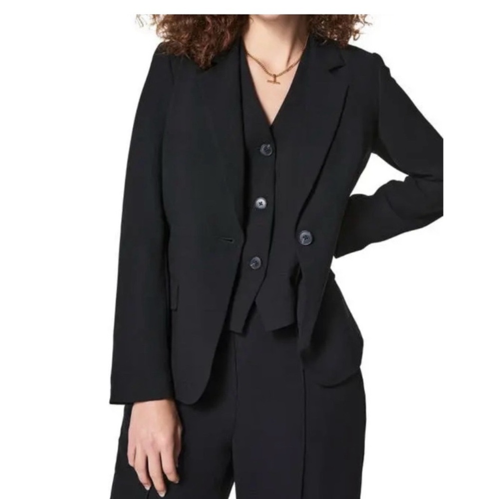 NWT SPANX Classic Crepe Satin lined Blazer